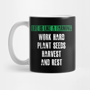 Farmer - Life is like a farming Mug